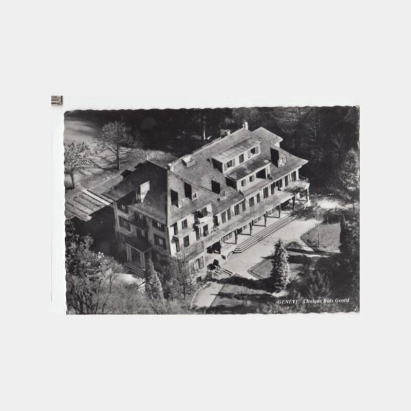 1958 İsviçre Cenevre Tıp Klinik Kartpostal