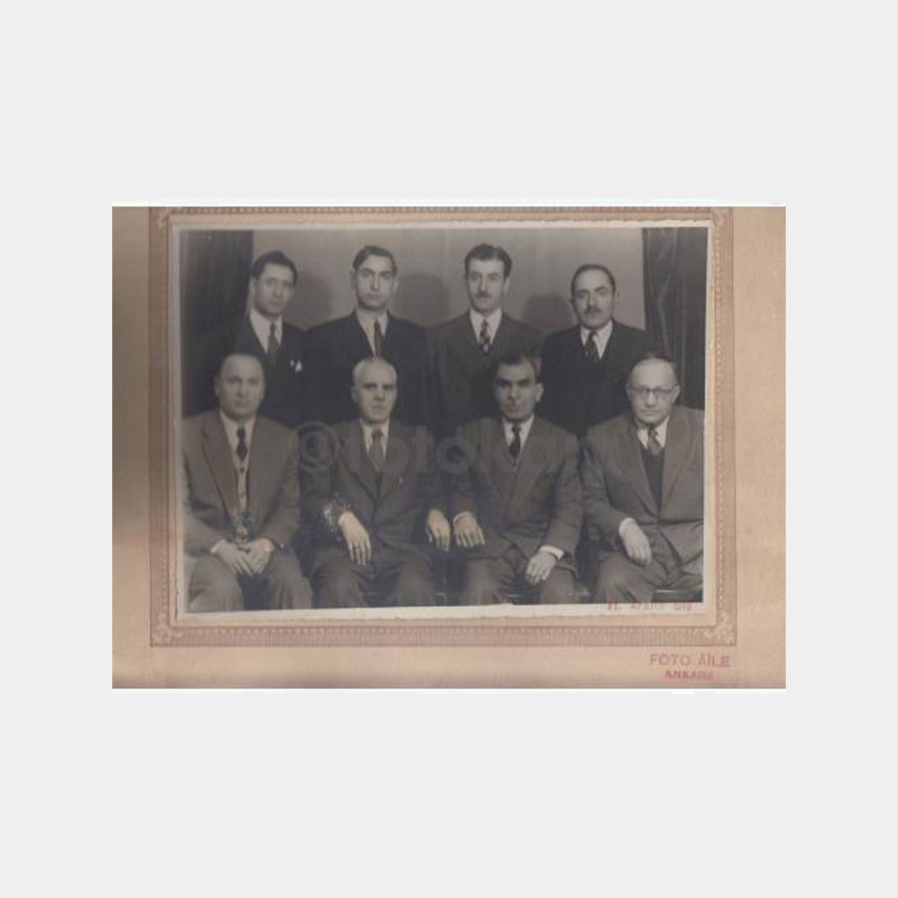 1948 Ankara Foto Aile - Grup Konulu 2 Adet Fotoğraf