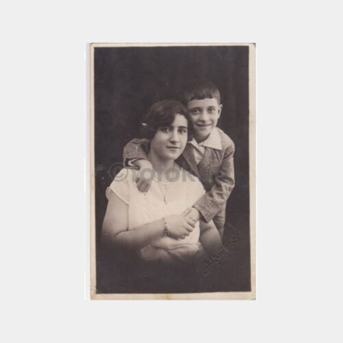 1927 Aile Konulu Nadir Stüdyo Fotoğraf