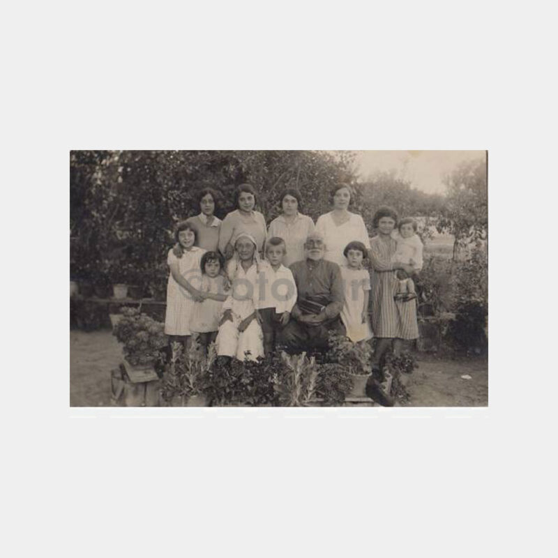 1933 İzmir Stüdyo Foto Gündoğdu Aile Fotoğraf