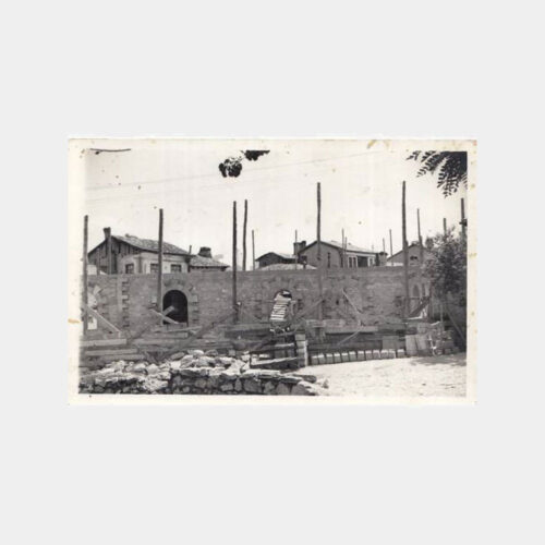 1940 Anadolu Şehir Duvar İnşaatı Konulu Fotoğraf