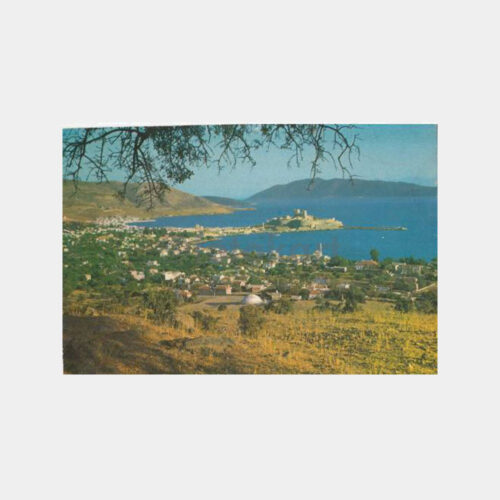 1975 Bodrum Genel Görünüş Kartpostal