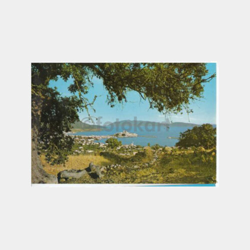 1974 Bodrum Genel Görünüş Konulu Kartpostal