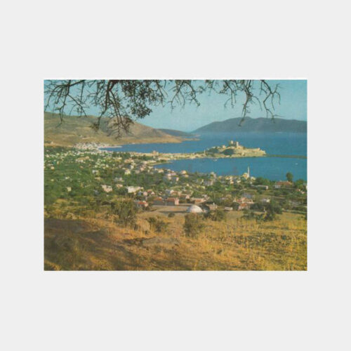 1975 Bodrum Posta Damgalı Kartpostal