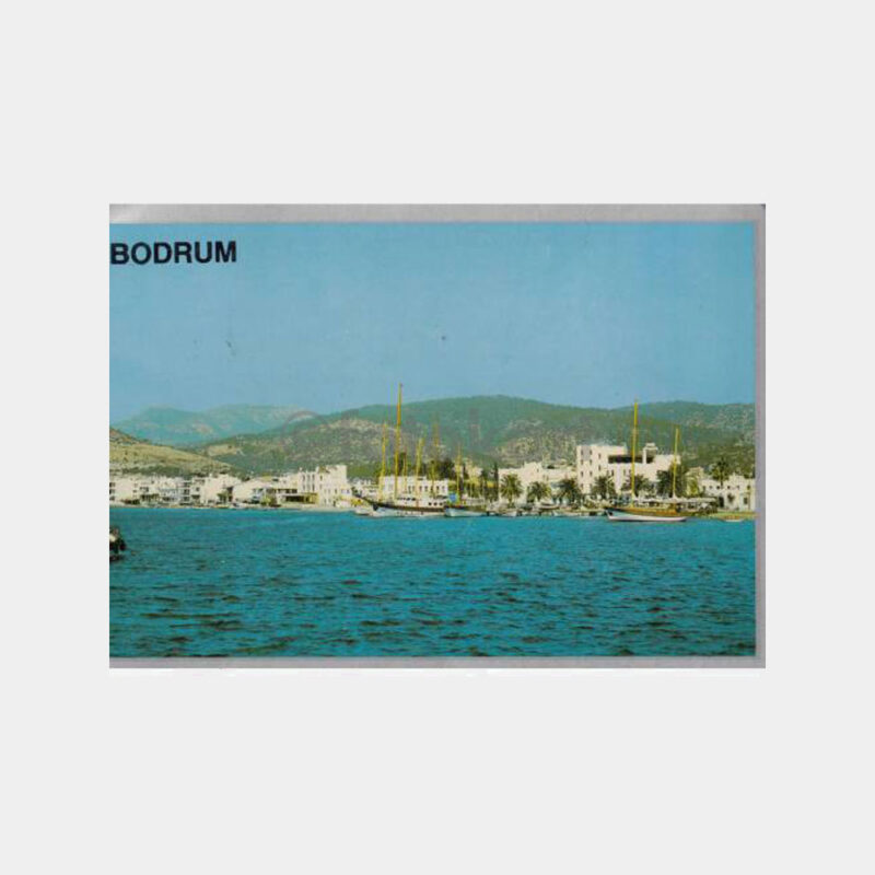 1980 Bodrum Sahilden Görünüş Kartpostal