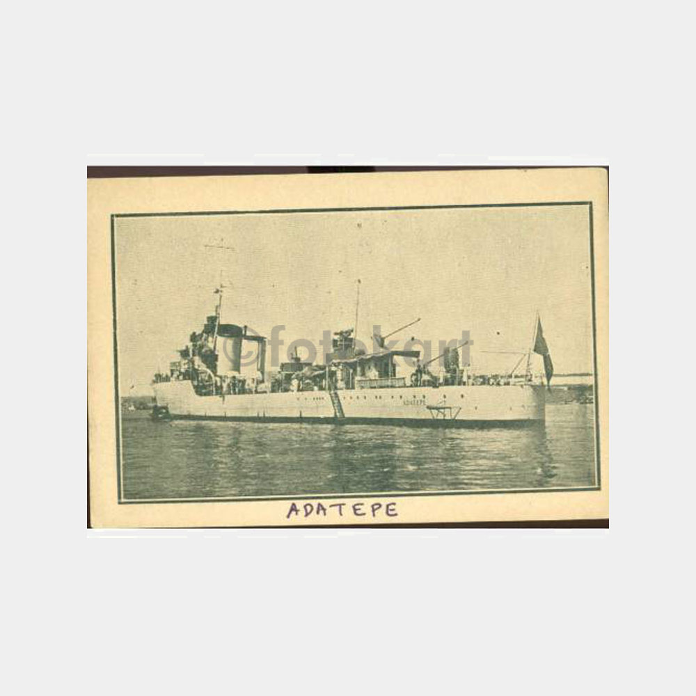 Adatepe Savaş Gemisi Konulu Karton Kart