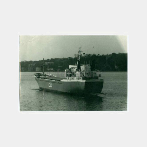 1960 Boğaziçi Gemi Şilep Geçişi Görünüş Fotoğraf