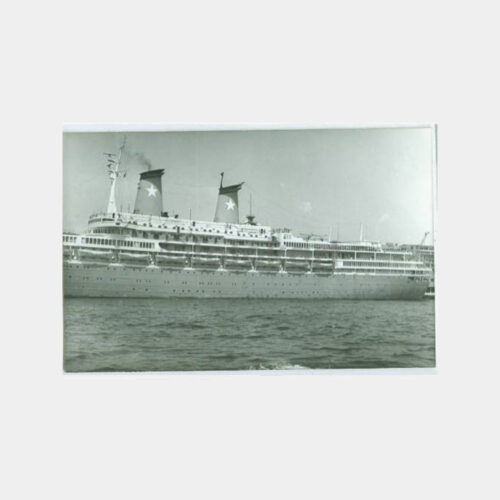 1970 Karaköy Liman Yabancı Gemi Fotoğraf