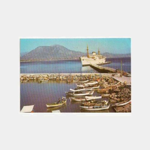 Alanya İskelesi Yolcu Gemisi Kartpostal