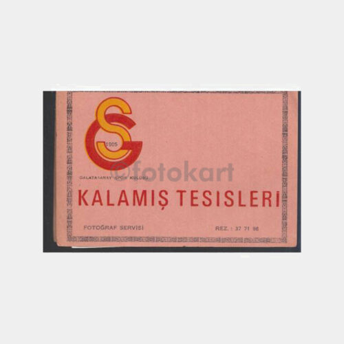 1978 Galatasaray Kalamış Tesisleri Fotoğraf Kabı