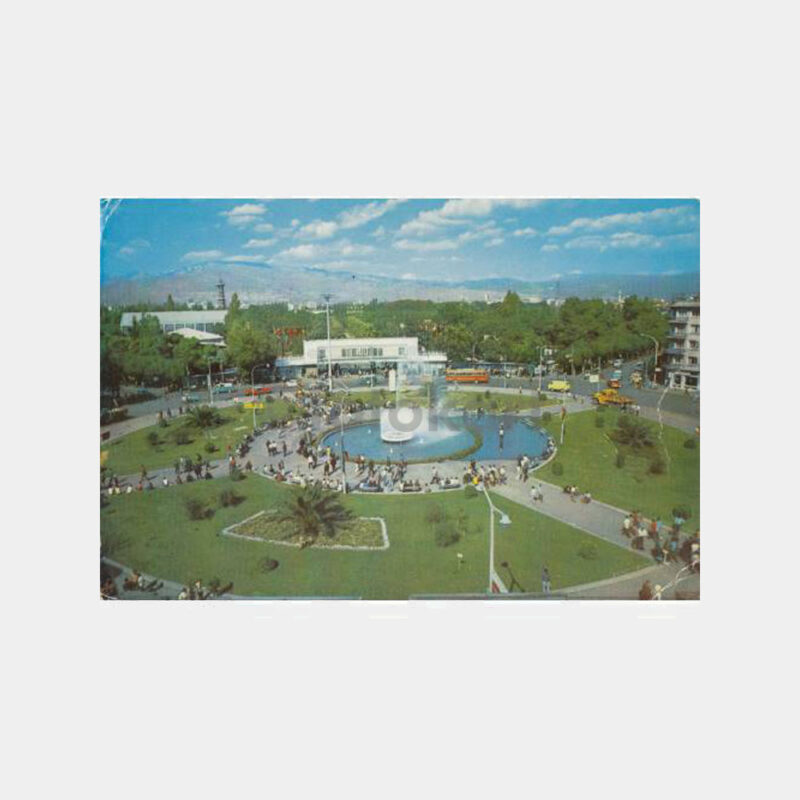 1970 İzmir Fuar Kapısı Konulu Kartpostal