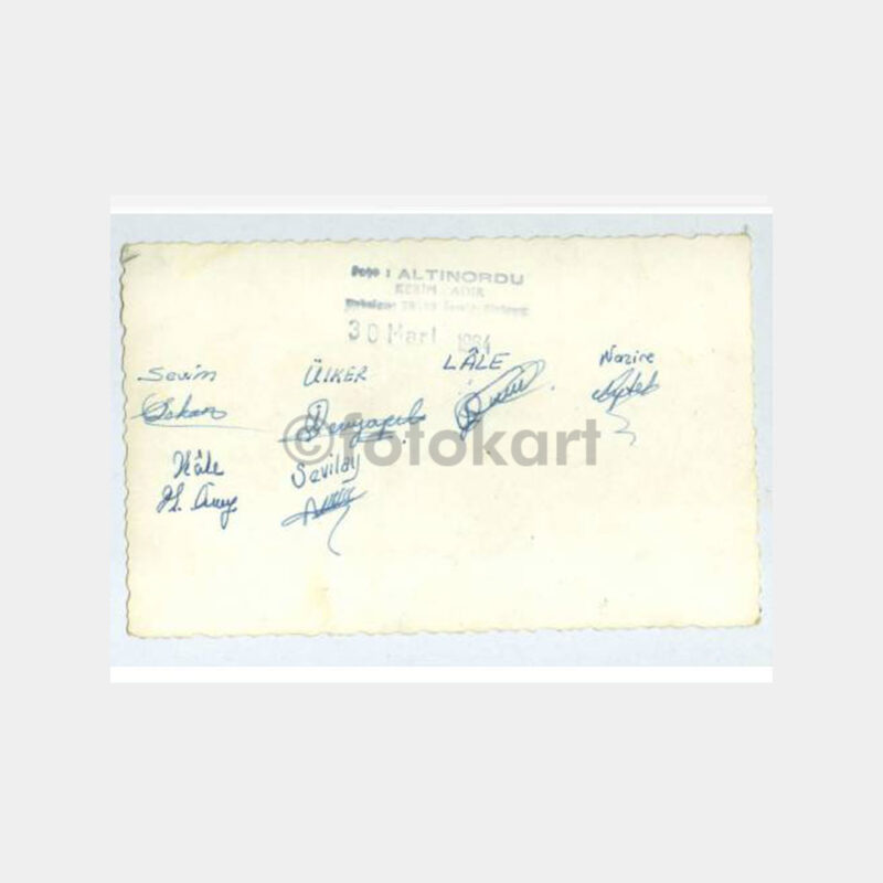 1964 Kız Öğrenciler İzmir Gezisi Fotoğraf - Görsel 2