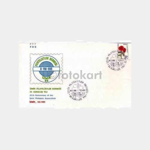 1985 İzmir Filatelistler Derneği 30. Yılı FDC