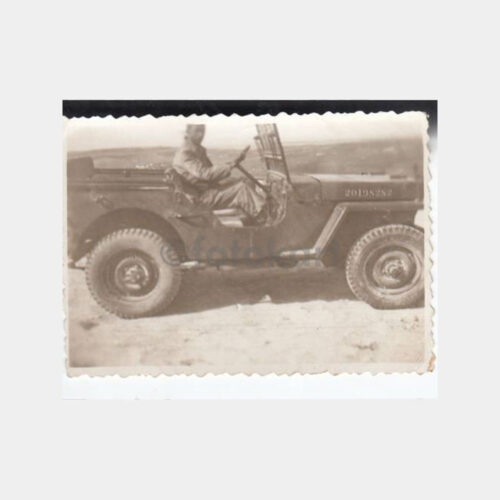 1955 Askeri Jeep Oto Konulu Fotoğrafı