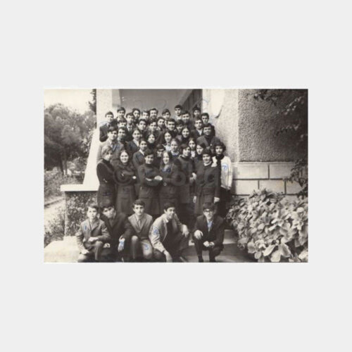 1970 Tire Lisesi Okul Grubu Fotoğraf