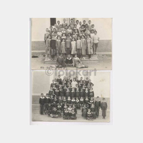 1934 Salihli İlkokulu 2 Adet Fotoğraf