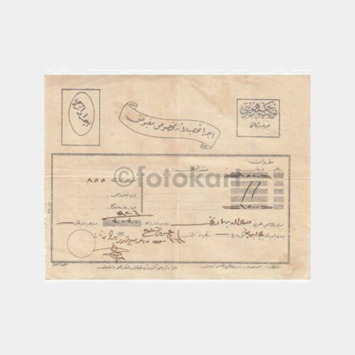 1926 Osmanlıca Makbuz