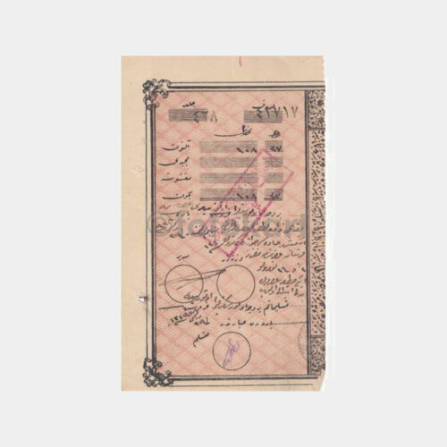 Osmanlıca Makbuz Koçanı