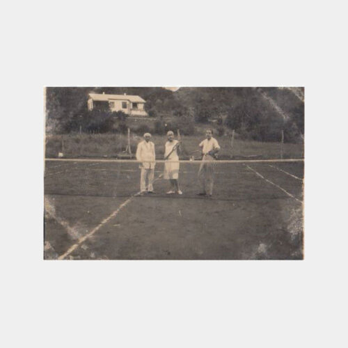 1930 Fethiye Tenis Sporu Konulu Albüm Fotoğrafı