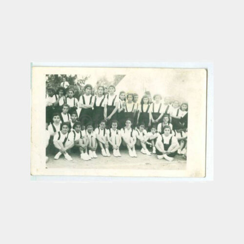 1940 Sporcu Kız Öğrenciler Görünüş Fotoğraf