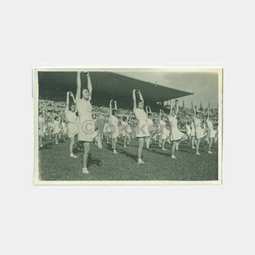 1948 Kız Öğrenciler 19 Mayıs Spor Bayram Fotoğraf