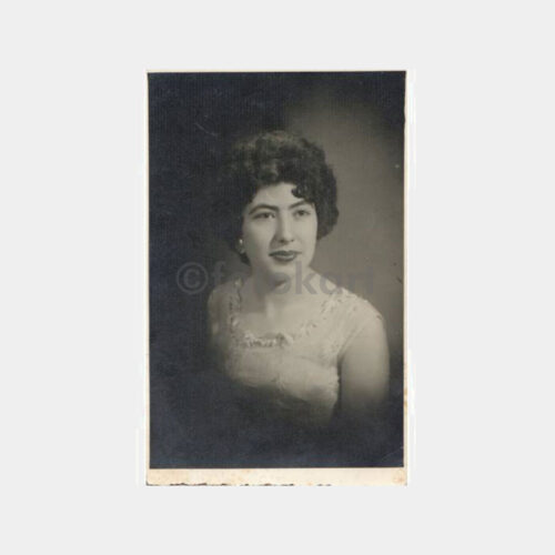 1957 Giresun -Foto Güzin- Kadın Stüdyo Fotoğraf