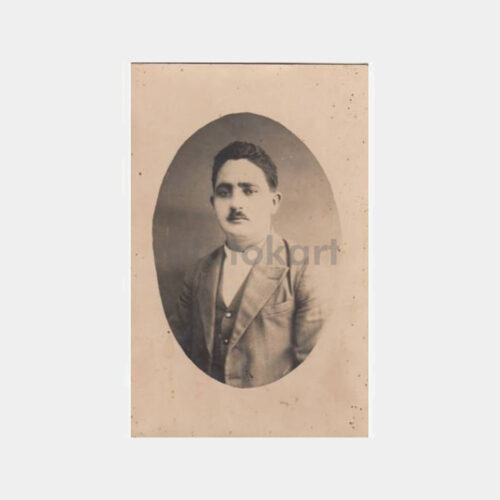 1927 Stüdyo Oval Çerçeve - Beyefendi Fotoğraf