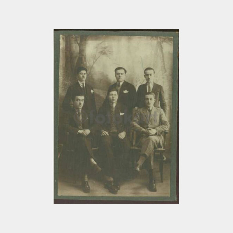 1927 Arkası Damgalı - Grup Stüdyo Fotoğraf