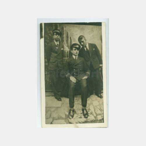 1930 Stüdyo Arka Plan - Gençler Fotoğraf