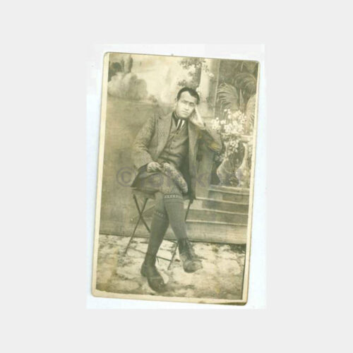 1928 Stüdyo Arka Plan - Bay Konulu Fotoğraf