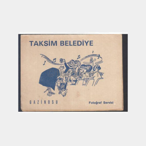 1970 Taksim Belediye Gazinosu Fotoğraf Kabı