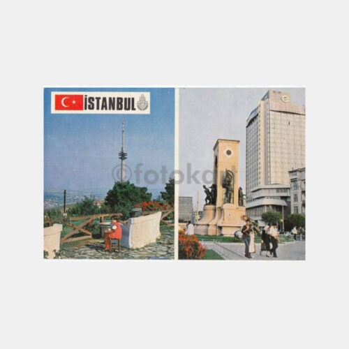 1983 İstanbul Taksim Çamlıca Konulu Kartpostal