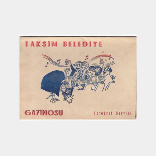 1970 Taksim Belediye Gazinosu Konulu Foto Kabı