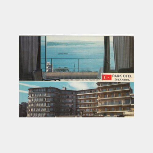 1970 Taksim Park Otel Görünüş Kartpostal