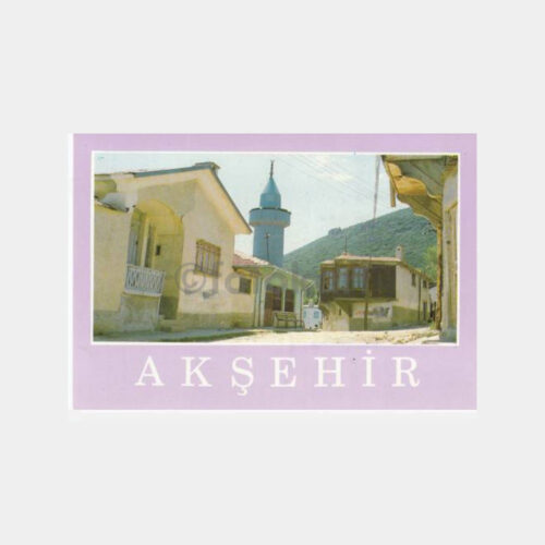 1978 Akşehir Tarihi Evleri Görünüş Kartpostal
