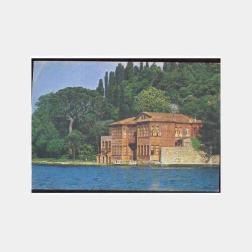 Boğaziçi Yalı Tarihi Ev Görünüş Kartpostal