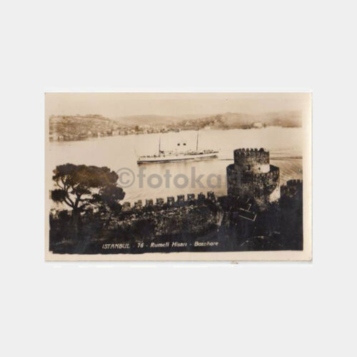 1940 Boğaziçi Vapur Görünüş Kartpostal