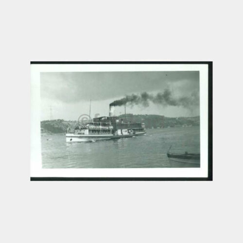 1940 Halas Vapuru Boğaziçinde Görünüş Fotoğraf