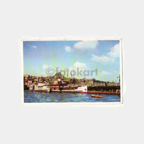 Köprü ve Vapurlar Doğan Kardeş Kartpostal