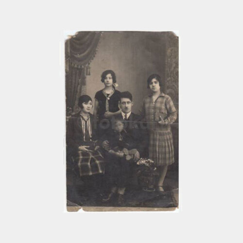 1928 Aile Konulu Stüdyo Fotoğraf