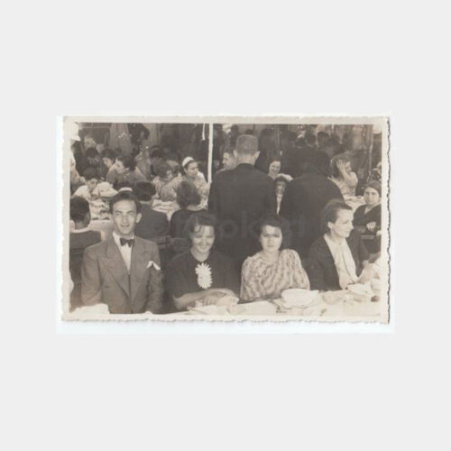 1930 Yemek Kültürü Aile Grup Konulu Fotoğraf