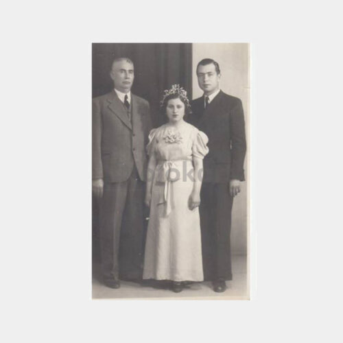 1940 Kayseri Foto Zafer Stüdyo - Aile Konulu Fotoğraf