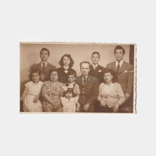 1940 Ankara Foto Aile Stüdyo Grup Fotoğraf