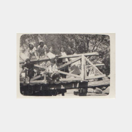 1932 Eskişehir Aile Köprü Üzerinde Konulu Fotoğraf