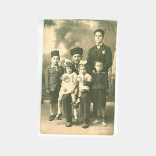 1927 Çocuklar Baba Aile Konulu Fotoğraf