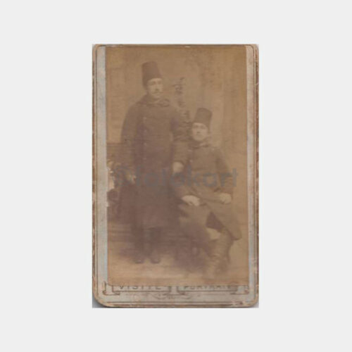 1900 Askeri Öğrenci Konulu Kabinet Fotoğraf