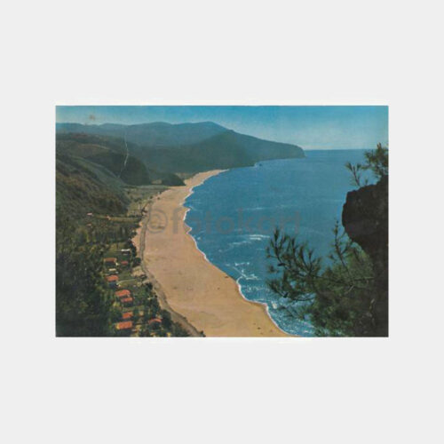 1974 Bartın İnkumu Plajı Görünüş Kartpostal