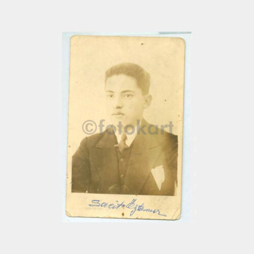 1932 Bartın Eşrafından Sacit Bey Fotoğraf