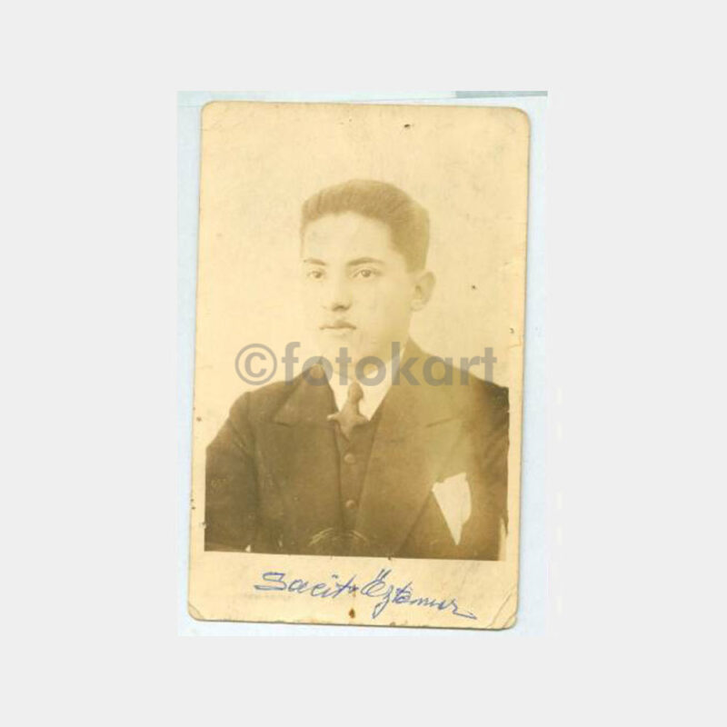 1932 Bartın Eşrafından Sacit Bey Fotoğraf
