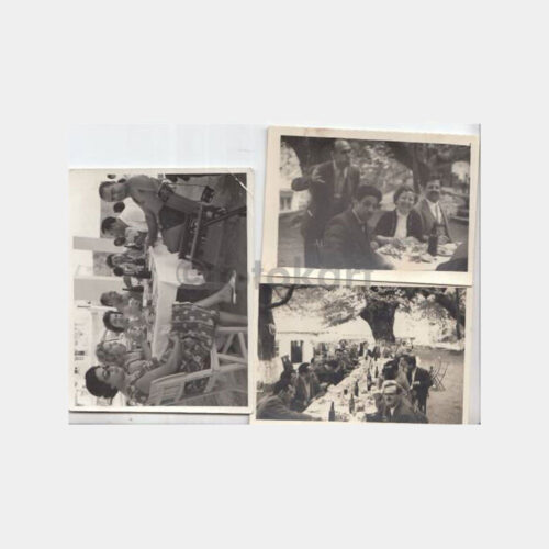 1970 Yemek Kültürü Bira Konulu 3 Adet Fotoğraf